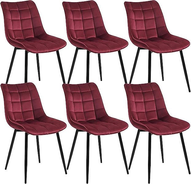 Woltu 4-Fußstuhl (6 St), Küchenstuhl Polsterstuhl günstig online kaufen