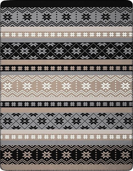 Wohndecke Winter Braid, Biederlack, mit Zierstich günstig online kaufen