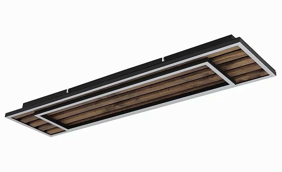Globo Lighting Deckenleuchte   ¦ schwarz ¦ Maße (cm): B: 80 H: 6 Lampen & L günstig online kaufen
