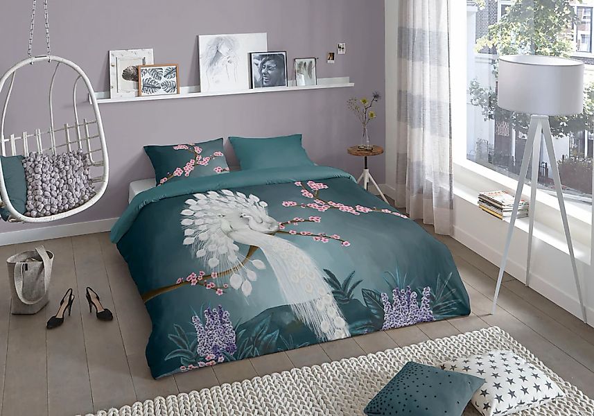 good morning Wendebettwäsche "Genesis" 2 Stk. tlg. 100% Baumwolle, 155x220, günstig online kaufen