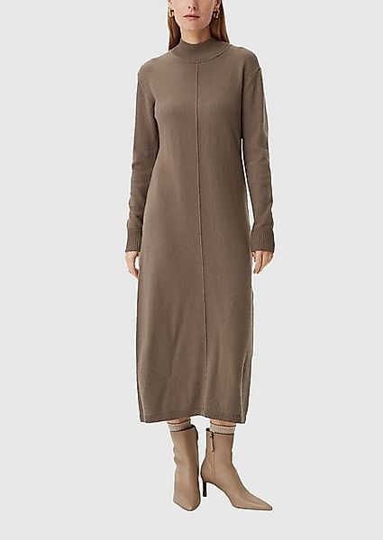 Comma Maxikleid (1-tlg) langarm, Stehkragen, Ziernaht günstig online kaufen