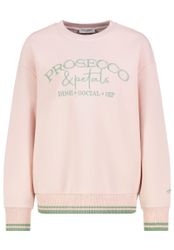 Eight2Nine Longpullover Pullover mit Frontprint (1-tlg) günstig online kaufen