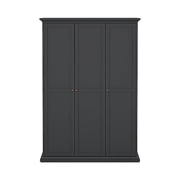 ebuy24 Kleiderschrank Venedig Kleiderschrank 3 Türen matt grau. günstig online kaufen