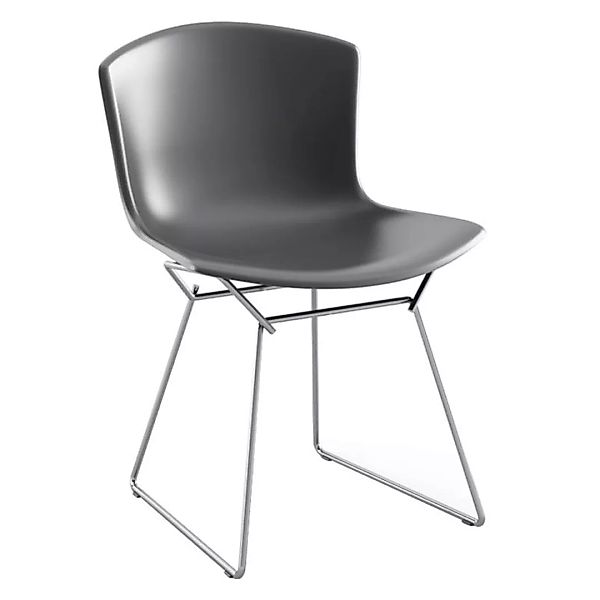Knoll International - Bertoia Molded Shell Side Chair Gestell Chrom - mitte günstig online kaufen