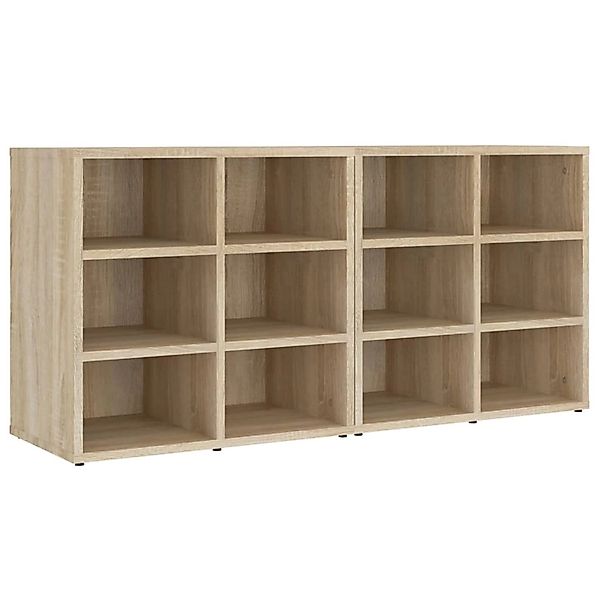 vidaXL Schuhregale 2 Stk Sonoma-Eiche 52,5x30x50 cm günstig online kaufen