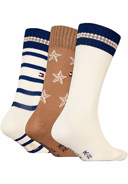 Tommy Hilfiger Socken, (3 Paar), mit auffälliger Musterung günstig online kaufen