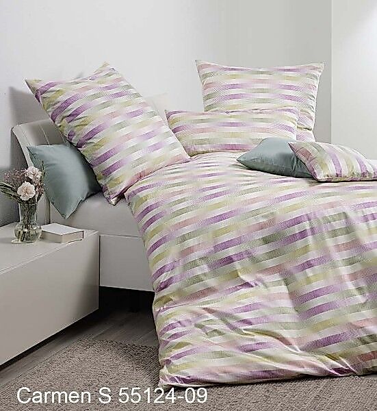 Janine Janine Interlock-Jersey Bettwäsche CARMEN S 55124 multicolor Größe: günstig online kaufen