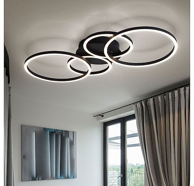 GLOBO LIGHTING LED Deckenleuchte, LED-Leuchtmittel fest verbaut, Warmweiß, günstig online kaufen