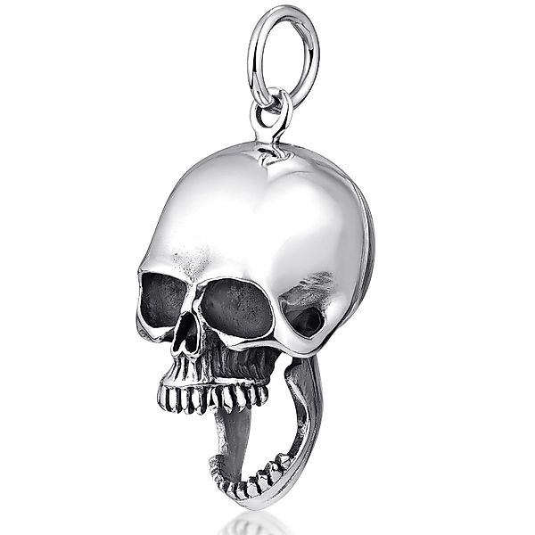 Materia Medallionanhänger Herren Silber Totenkopf aufklappbar günstig online kaufen