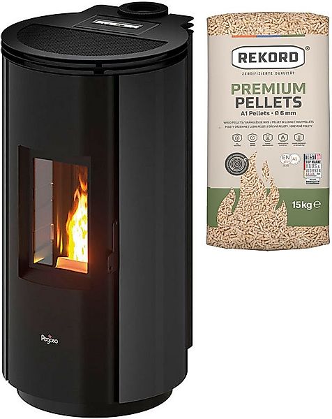 Pegaso Pelletofen Pegaso »Floyd 7«, 2,5-7,7 kW, Rauchabgang oben, 7 kW, Sti günstig online kaufen