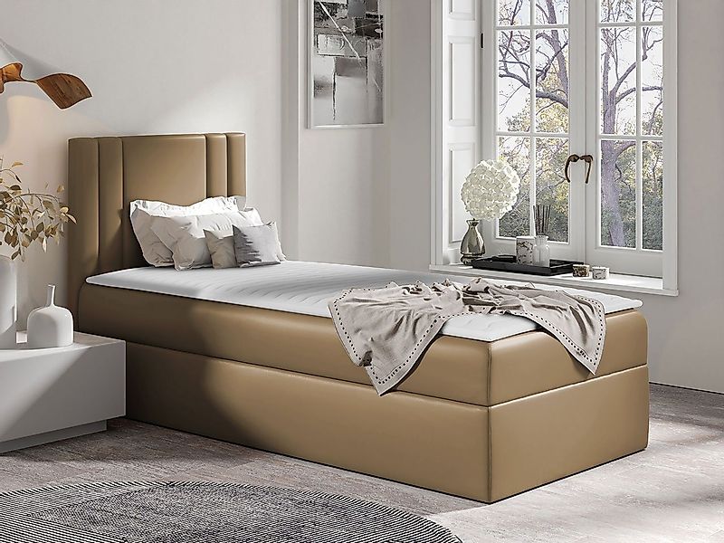 MIRJAN24 Boxspringbett Carmen Mini (mit Hauptmatratze, Topper, Kopfteil), 8 günstig online kaufen