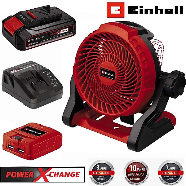 Einhell Tischventilator Akku-Ventilator GE-CF 18/2200 Li- günstig online kaufen