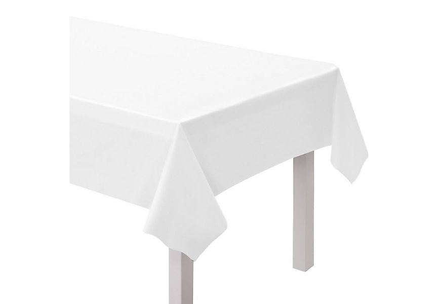 Amscan Hängedekoration Tischdecke PVC Unifarben 137x274cm, Weiß günstig online kaufen