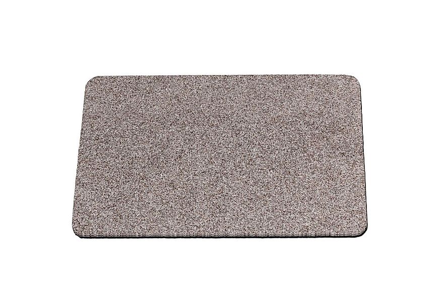 ANRO Fußmatte Türvorleger Schmutzfangmatte POET, eckig, Höhe: 5 mm, Kräusel günstig online kaufen