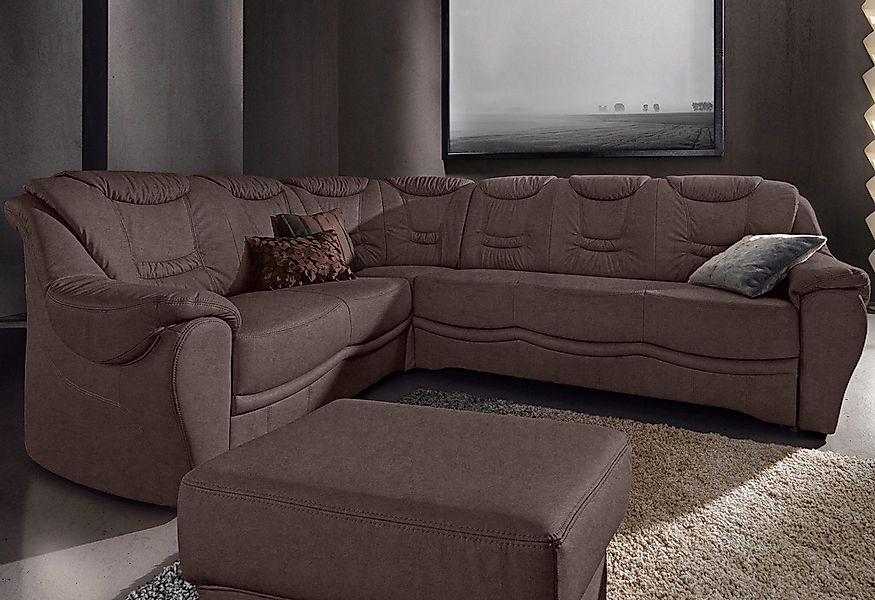 sit&more Ecksofa "Benson L-Form" wahlweise mit Bettfunktion günstig online kaufen