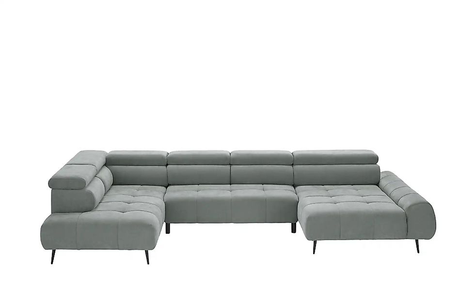 switch Wohnlandschaft  Mavel ¦ grau ¦ Maße (cm): B: 367 H: 93 T: 208.0 Pols günstig online kaufen