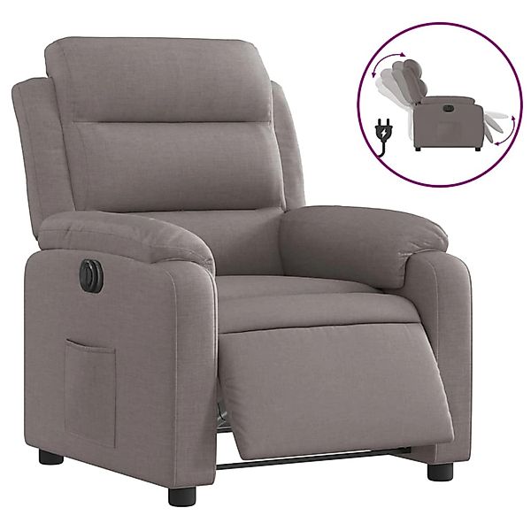 vidaXL Relaxsessel Elektrisch Taupe Stoff 3204964 günstig online kaufen