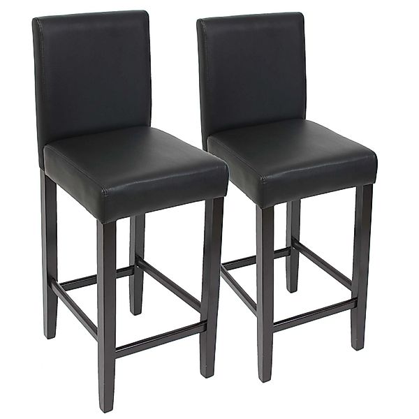 PROREGAL 2er-Set Barhocker Gepolstert Mit Lehne Barstuhl Kunstleder Sitzhöh günstig online kaufen