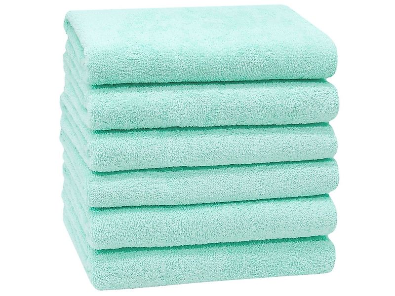 ZOLLNER Handtücher, Walkfrottier (6-St), 50 x 100 cm, 100% Baumwolle, vom H günstig online kaufen