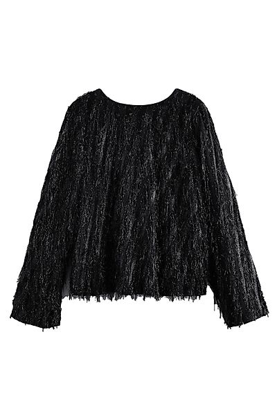 Next Langarmbluse Langärmelige, glitzernde Bluse mit günstig online kaufen