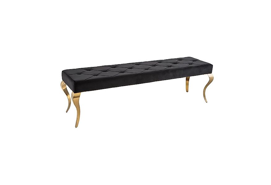 riess-ambiente Sitzbank MODERN BAROCK 175cm schwarz / gold (Einzelartikel, günstig online kaufen
