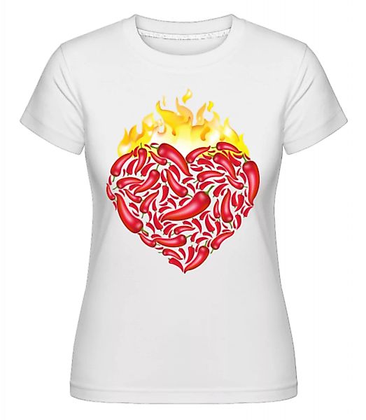 Chili Herz · Shirtinator Frauen T-Shirt günstig online kaufen