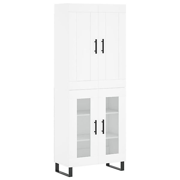 vidaXL Highboard Highboard Weiß 69,5x34x180 cm günstig online kaufen