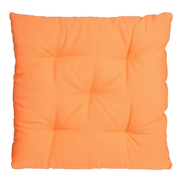 Sitzkissen SOLID OUTDOOR ca.40x4, orange günstig online kaufen