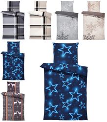 One Home Bettwäsche Winter, Biber, 4 günstig online kaufen