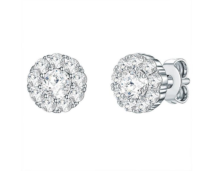 Rafaela Donata Paar Ohrhänger silber, verziert mit Kristallen von Swarovski günstig online kaufen