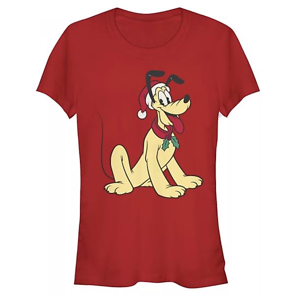 Disney Classics - Micky Maus - Pluto Hat - Weihnachten - Frauen T-Shirt günstig online kaufen