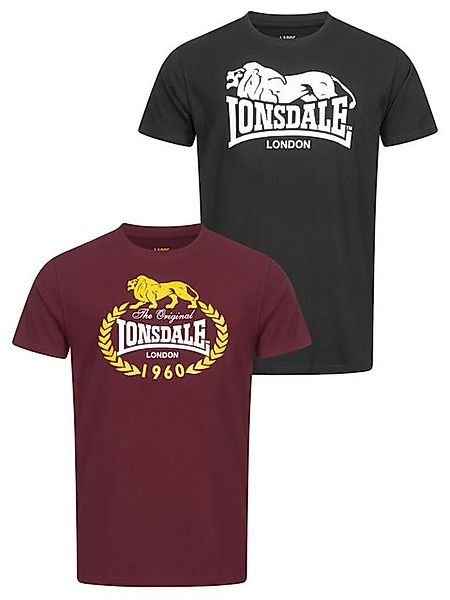 Lonsdale T-Shirt Lonsdale Herren T-Shirt Doppelpack Ecclaw günstig online kaufen