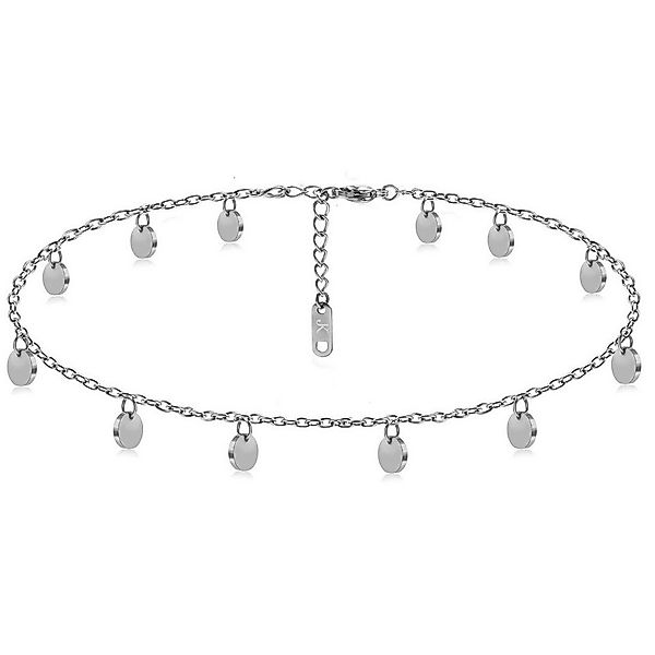 Kim Johanson Fußkette Kreise Coin (1-tlg), Edelstahl, mit 12 runden Plättch günstig online kaufen