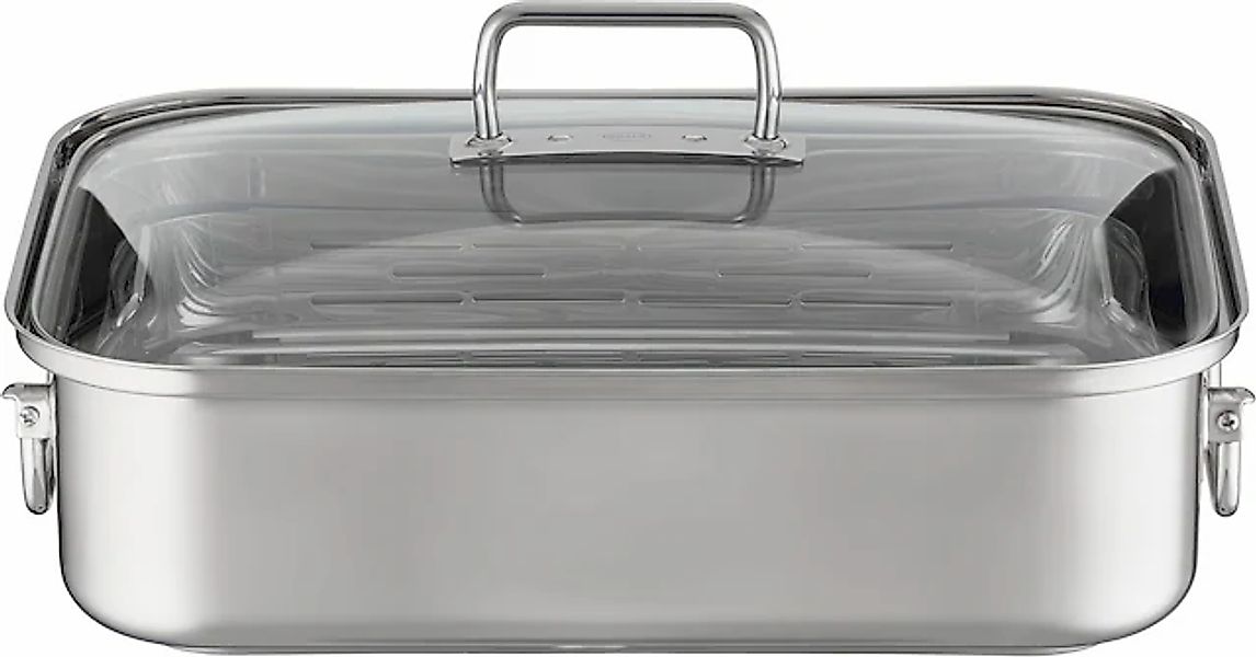 RÖSLE Bräter »EXPERTISO« Edelstahl 18/10 1 Stk. tlg. mit Glasdeckel, spülma günstig online kaufen