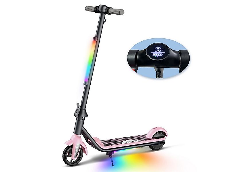 Fanttik Elektro-Kinderroller Kinder faltbarer E-Scooter mit LED-Beleuchtung günstig online kaufen