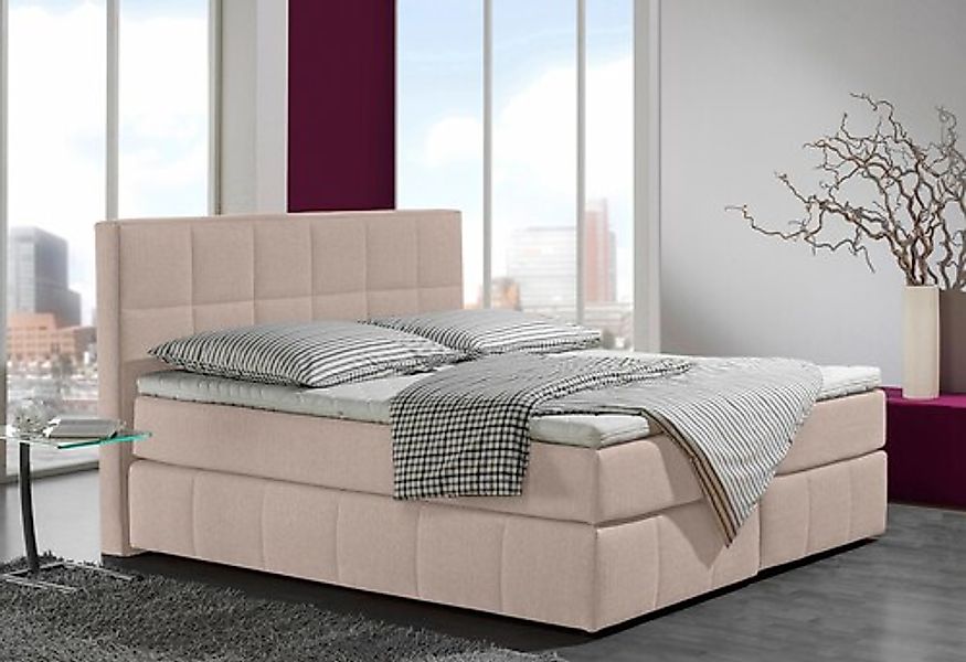 INOSIGN Boxspringbett "Casano", mit feiner Steppung, in 3 Matratzenarten, 2 günstig online kaufen
