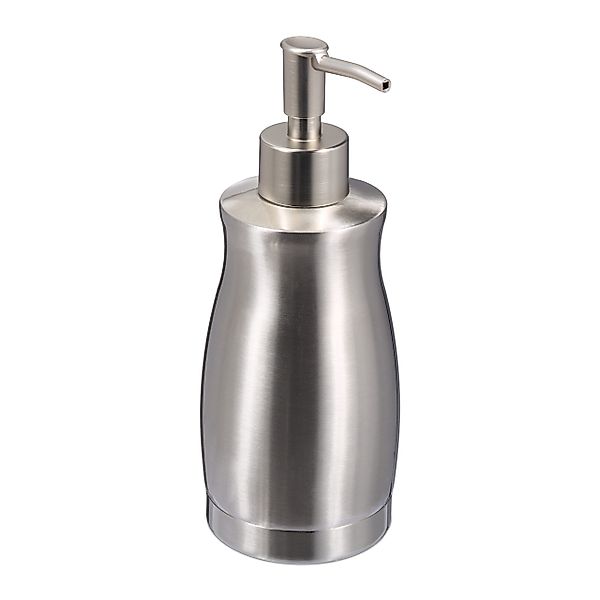 relaxdays Seifenspender Edelstahl 400 ml, Silber günstig online kaufen
