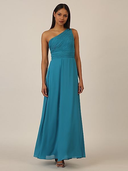 Apart Abendkleid mit Plissee- Drapierung vorne günstig online kaufen
