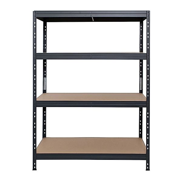 Ar Shelving Rivet Schwerlastregal 180 x 120 x 60 cm 4 Böden Anthrazit FSC® günstig online kaufen
