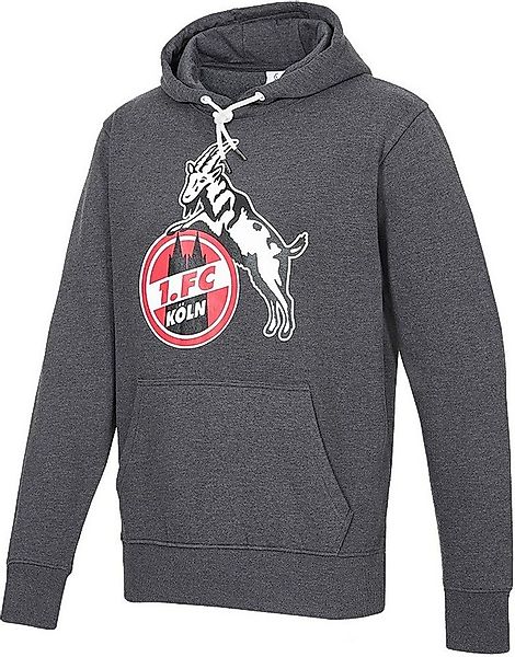 1. FC Köln Kapuzenpullover Hoodie 'Basic anthra' günstig online kaufen