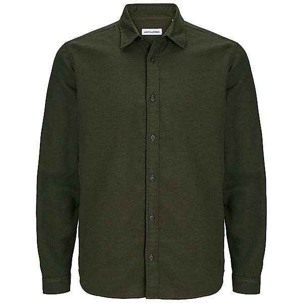 Jack&Jones Freizeithemd aus Flanell Farbe dunkelgrün Größe: 4XL günstig online kaufen