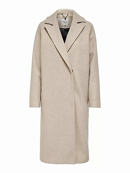 ONLY Lange Mantel Damen Beige günstig online kaufen