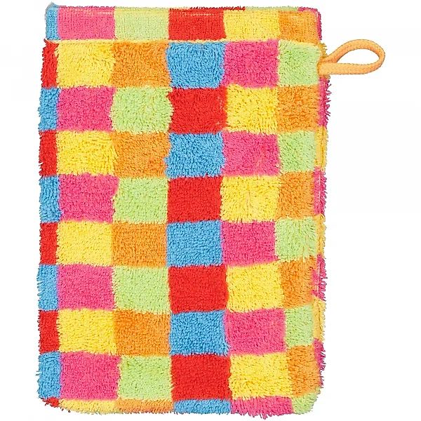 Cawö - Life Style Karo 7017 - Farbe: multicolor - 25 - Waschhandschuh 16x22 günstig online kaufen