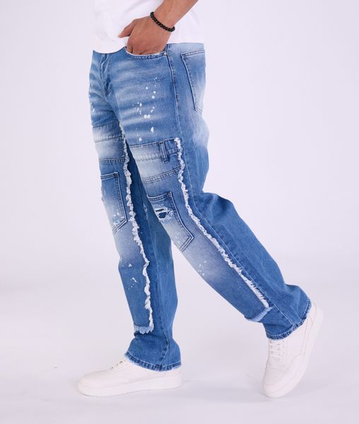 Denim House Relax-fit-Jeans Ausgefallene Herren Baggy günstig online kaufen