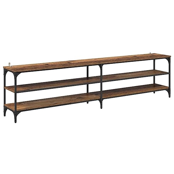 vidaXL TV-Schrank Altholz 200 x 30 x 50 cm Verbundholz und Eisen 881291 günstig online kaufen