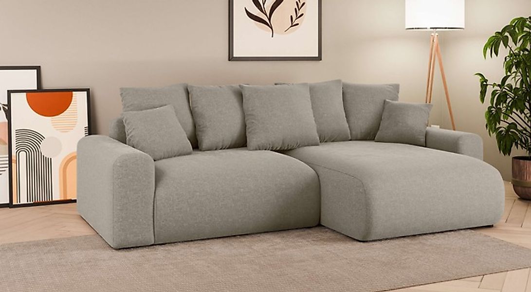Home affaire Ecksofa »LAKESIDE klein mit Bettfunktion und Bettkasten, B/T/H günstig online kaufen