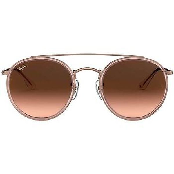 Ray-ban  Sonnenbrillen Runde Double Bridge Sonnenbrille RB3647N 9069A5 günstig online kaufen