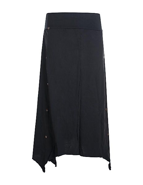 Vishes A-Linien-Rock Damen A-Linie Rock Baumwolle günstig online kaufen