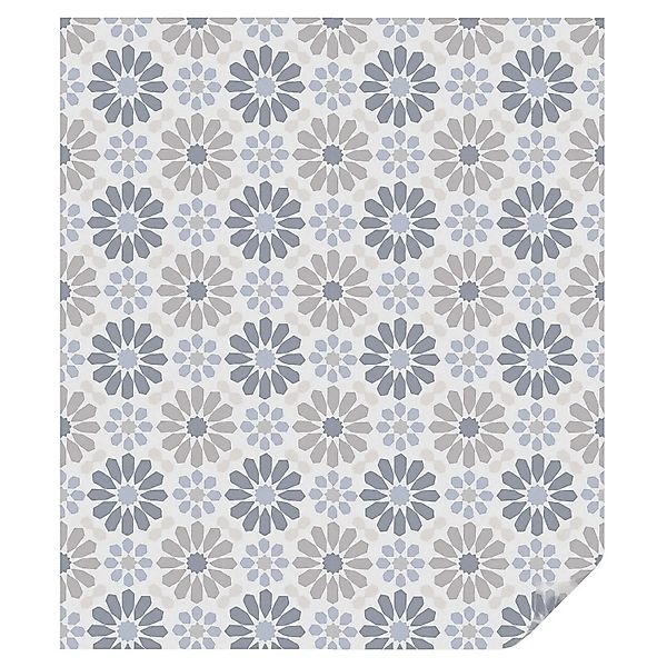 Tulup Buntglasfolie Blumenmosaik Fensterfolie Buntglas Selbstklebend 100x11 günstig online kaufen