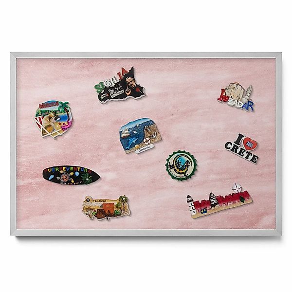 Tulup Magnettafel Magnettafel für Urlaubsmitbringsel Pastellfarbene Felsstr günstig online kaufen